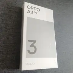 新品未開封 OPPO A3 5G ブラック