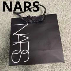 NARS 黒い紙袋 ロゴ入り　リボン付き　ショップ袋