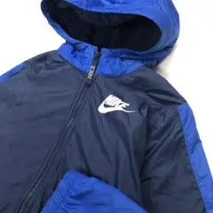 【美品】NIKE ナイロンジャケット ブルー キッズM 145cm