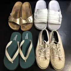 NIKE サンダル など24cm4点セット 番6307