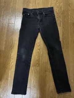 サンローラン　スキニーデニム ブラック D02 M/SK-LW