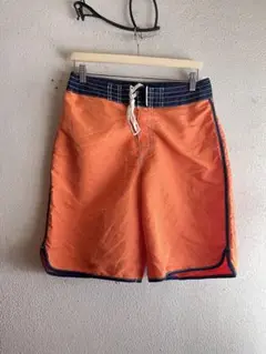 90s TOMMY HILFIGER グッドレギュラー ショートパンツ　オレンジ