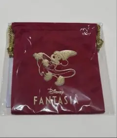 新品　Disney THE MARKET ファンタジア　ベロア巾着　ミッキー