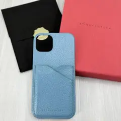ボナベンチュラ　iPhone 13　スマホケース　バックカバー　シュリンクレザー
