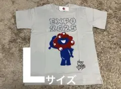 ミャクミャク 刺繍 Tシャツ【Lサイズ】　大阪万博