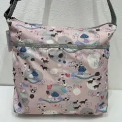 ●1295 LeSportsac レスポートサック　ショルダーバッグ　ピンク