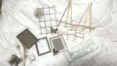 【今なら即日発送可！】ウェルカムスペースセット　フォトフレーム　装飾　ライト