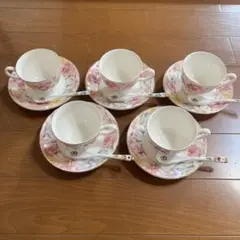 Harmony Rose ティーカップ5個セット
