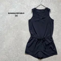 a1728＊BANANA REPUBLIC ノースリーブオールインワン　ネイビー