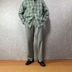 PRONTOUOMO ノータックスラックスグランパコアトラウザーズスリムW33