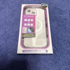 iPhone 2024用 ハイブリッドクリアケース Lサイズ