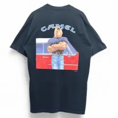 1993 Camel ブラック古着 90s たばこ USA製 Tシャツ 868