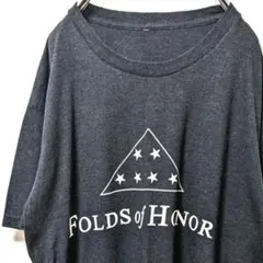 フォールズオブホーナー ロゴ Tシャツ ブラック グレー黒色 古着