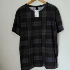 新品★未使用　H＆M　エイチアンドエム　Tシャツ　M　L　チェック