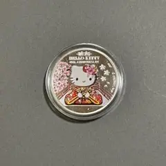 ハローキティ エリザベス女王 シルバー コイン メダル ゴルフマーカー