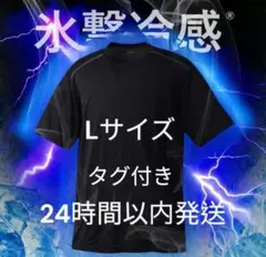 黒L２枚セット/氷撃冷感(R)-10℃半袖Tシャツ/ワークマン