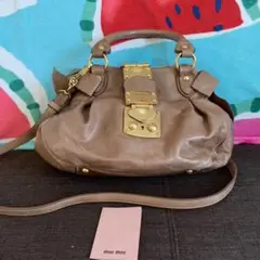 MIUMIU、値下げ、ツーウェイバッグ