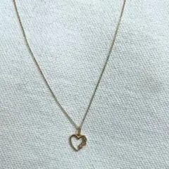 【美品】AHKAH blanc / アーカーブラン K18 ネックレス