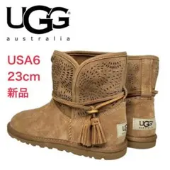 激レア♪■UGG アグ タッセルムートンブーツ ショート 23cm