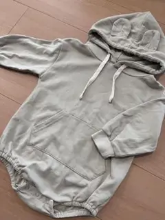 ELMO クマ耳ロンパース　90cm グリーン