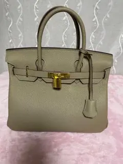 ユーズド美品 バック グレー