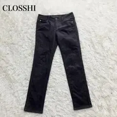 CLOSSH しまむら スキニーパンツ 美脚 美シルエット カジュアル 洗える