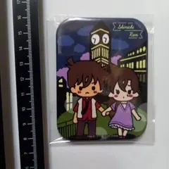 名探偵コナン　新一&蘭　缶バッジ