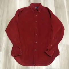 Polo by Ralph Lauren 赤 長袖シャツ L