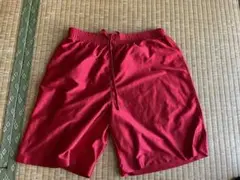 赤 ハーフパンツ O（LL）サイズ ポリエステル