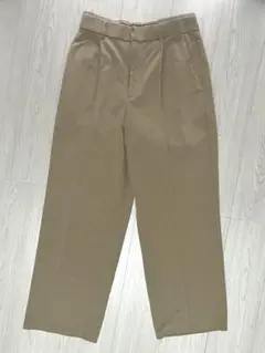 GU レディース スラックス ベージュ