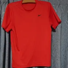 リーボック メンズ L トップス トレーニング 半袖 Tシャツ オレンジ