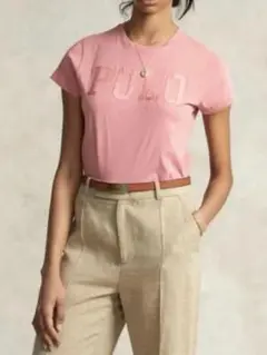 ポロラルフローレン　Tシャツ　サーモンピンク