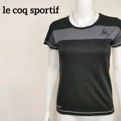 ルコックスポルティフ テニスウェア 半袖Tシャツ 吸汗速乾 バイカラー