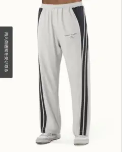 LYFT 2LINE WIDE TRACK PANTS IVORY XL