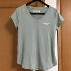 Abercrombie &FITCH ミントVネックTシャツ　S