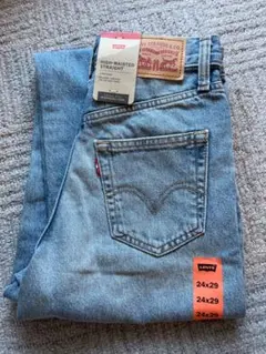 【新品】Levi's ハイウエストストレートデニム 24x29