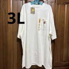 【新品未使用】carhartt メンズ ホワイト 2XL Tシャツ