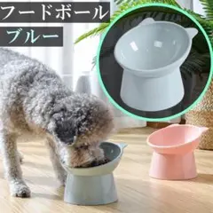 ブルー 犬猫 フードボール ペットボール 給食器 ペット用品 餌 ご飯