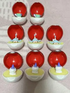 ポケモンリング ガチャガチャ 8個