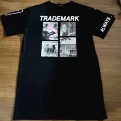 Tシャツ ワンピース ブラック 黒 Lovetoxic ラブトキ キッズ
