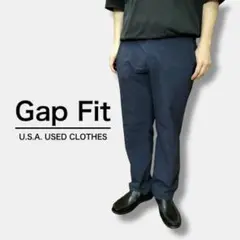 ★美品◎USA古着★Gap Fit ノータック ストレッチパンツ SL1-740