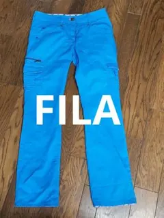 FILA ゴルフパンツ 青色