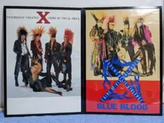 レア 貴重！】X JAPAN X 「BLUE BLOOD」 超特大ポスター