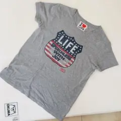 FREAK'S STORE I ♥ LIFE グレー Tシャツ M