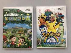 【Wiiソフト】 街へいこうよどうぶつの森&ポケパーク 2点セット