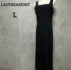 ロートレアモン　LAUTREAMONT ロングワンピース　楊柳生地　ノースリーブ