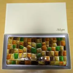 Align マルチカラー 長財布 　新品未使用　お値下げしました。