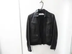 ☆状態良好!!値下げ☆クリスチャンディオール ハチ ラム レザー ライダース