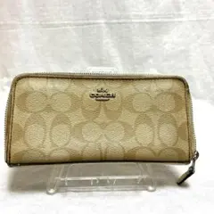 コーチ COACH レディース 長財布 ベージュ ブランド