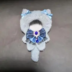 くすみブルーねこ　ぬい服　着ぐるみ　12センチ　10センチ